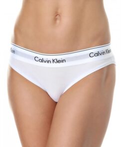 Calvin Klein Nohavičky Bikiny Modern Cotton F3787E biela