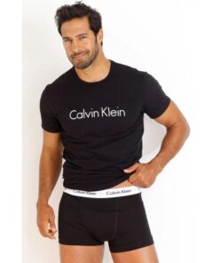 Calvin Klein Tričko NM1129E čierne