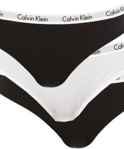 Calvin Klein Nohavičky Tanga QD3587E WZB 3balenie dámskych nohavičiek